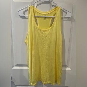 Athletic Works Yellow Tank Top Size Medium